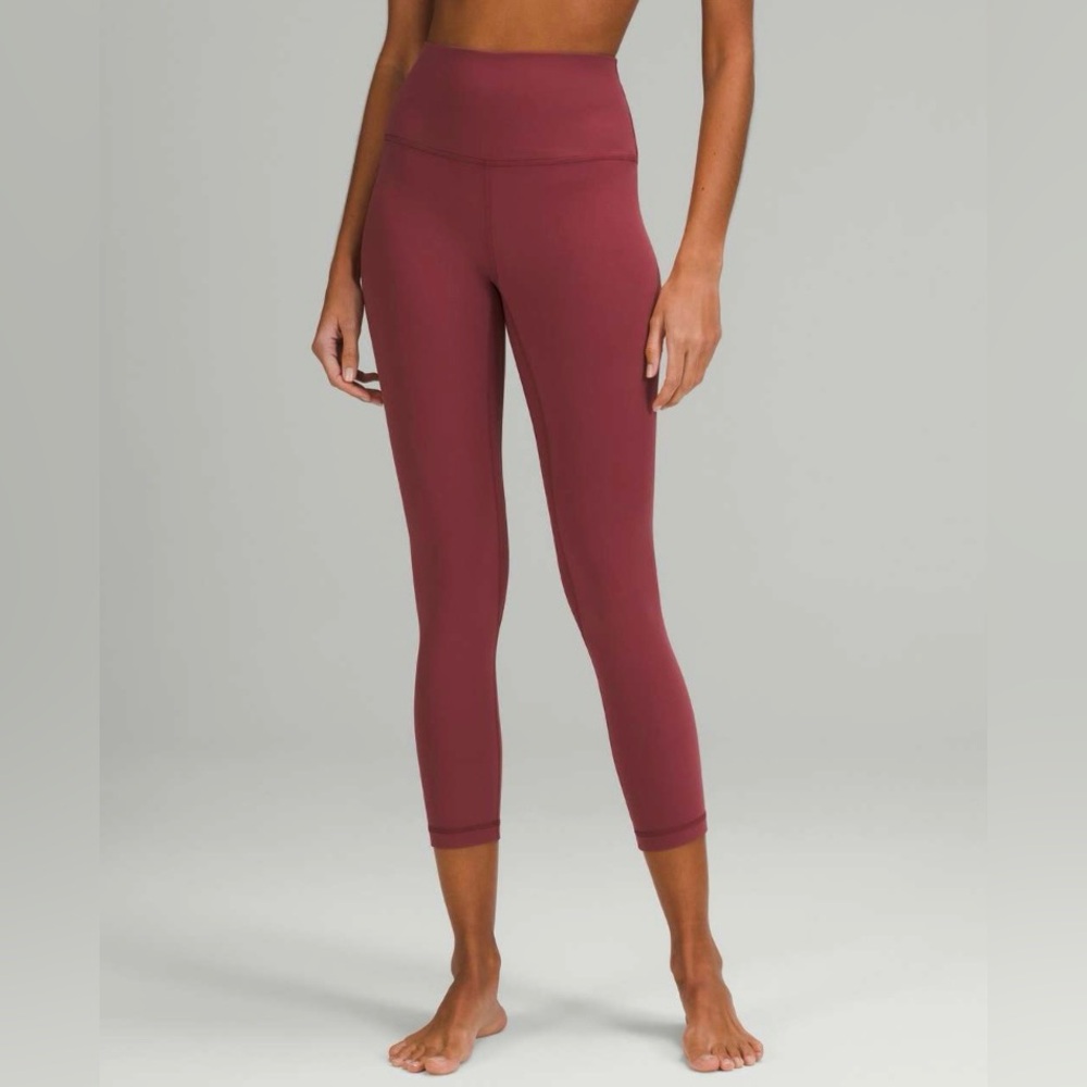 Lululemon Align High-Rise Crop 23" Mulled Wine | Size 10